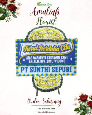 Papan Bunga Duka di Marbau