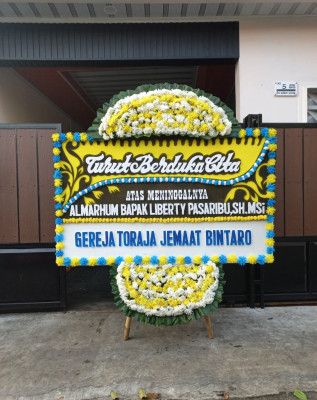 Papan Bunga Duka di Marbau