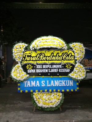 Papan Bunga Duka di Marbau